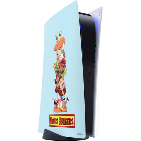 Bobs Burgers Stacked PS5 Digital Edition Console Skin